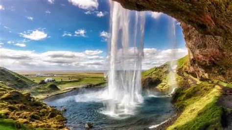 Icelands Most Beautiful Waterfalls Seljalandsfoss Hd