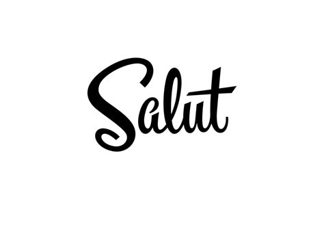 Salut By Drew Melton Typography Pinterest Typography Fonts And