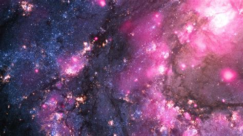 Purple And Pink Galaxy Background