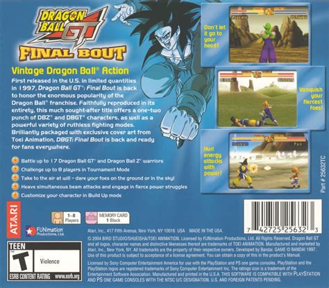 Final bout, it's free, it's one of our dragon ball games we've. Dragon Ball GT: Final Bout Details - LaunchBox Games Database