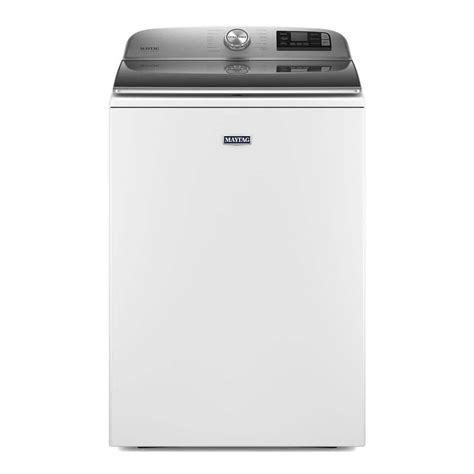 Maytag 5 2 Cu Ft Smart Capable White Top Load Washing Machine With