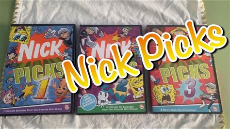 Nick Picks Dvd Collection Youtube