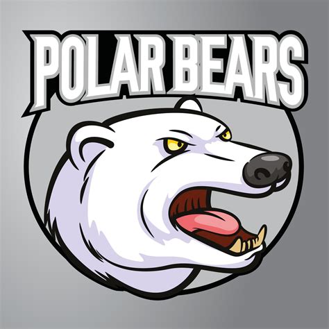 Polar Bear Mascot Logo 17259118 Vector Art At Vecteezy