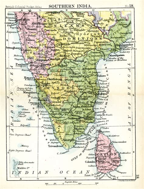 Map Of Southern India