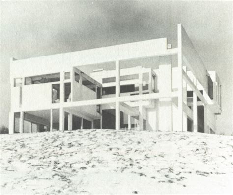 A photograph of house ii was mistaken for a model by a french magazine. The architecture between Whites and Grays - Magazine ...