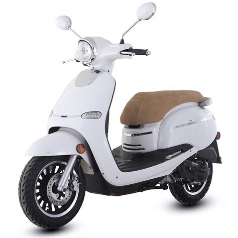 Trailmaster 2019 Turino 50a 50cc Moped Scooter With Retro Stylish