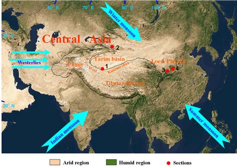 Asia Plateau Map