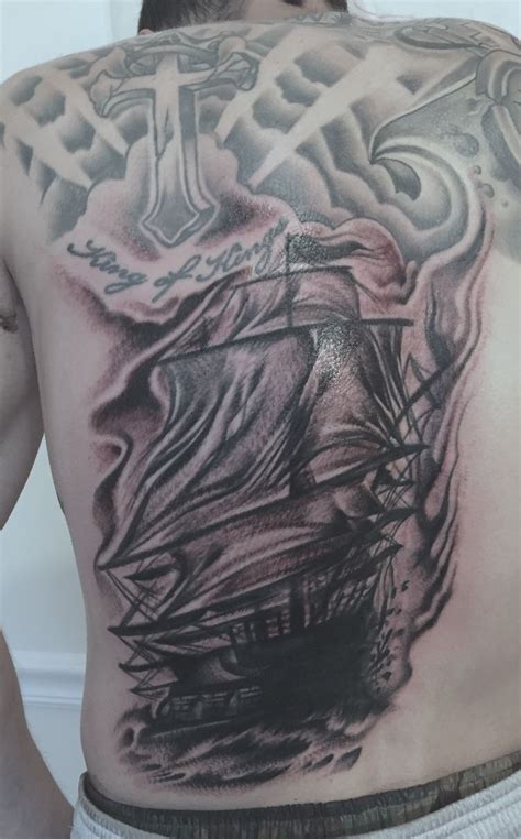 Above the pearl tattoo was born in july of 2007, and opened in september of 2007. craighammonds:death-to-the-black-pearl-pirate-ship-back ...
