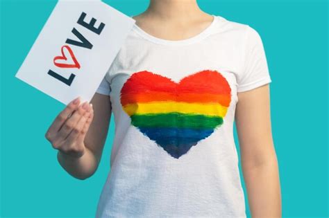 Premium Photo Lesbian Love Sexual Orientation Lgbtqia Pride Gay Relationship Woman In Tshirt