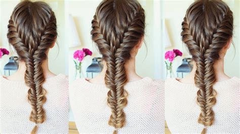 Merged French Fishtail Braid Hairstyle How To Fishtail Braid