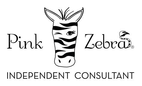 pink zebra sprinkles logo design