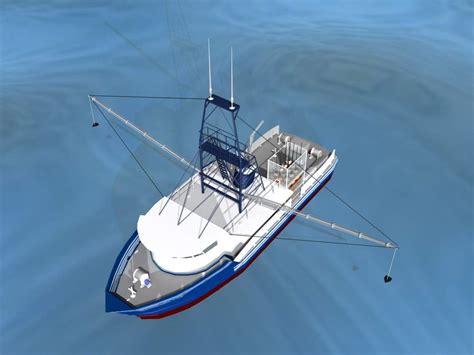 Sword Fishing Boat 3d Model By Dreamscape Studios