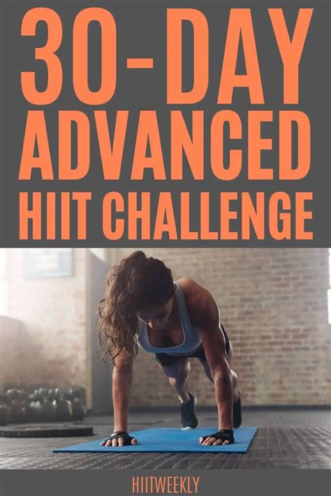 30 Day Workout Challenge Advanced Hiit Hiit Weekly