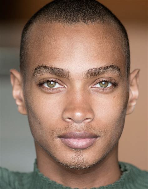 12 Black Male Supermodels With Green Blue And Hazel Eyes