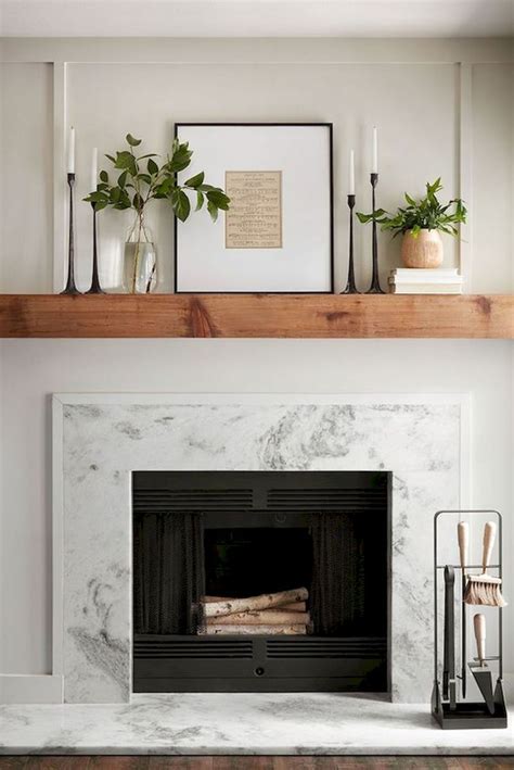 40 Best Modern Farmhouse Fireplace Mantel Decor Ideas 32 With Images