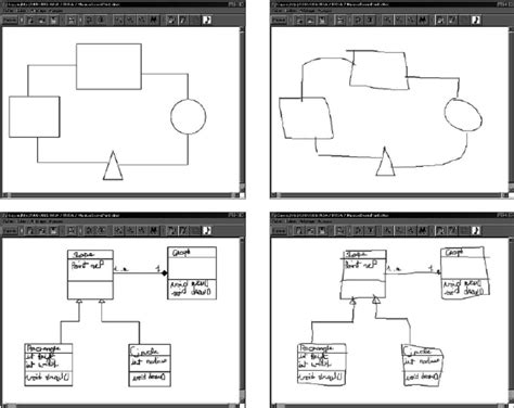 Screenshots Of The Graph And Uml Class Diagram Editor Prototypes