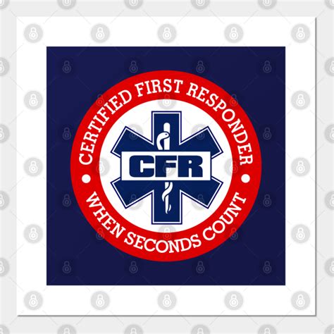 Cfr Certified First Responder First Responder Posters And Art