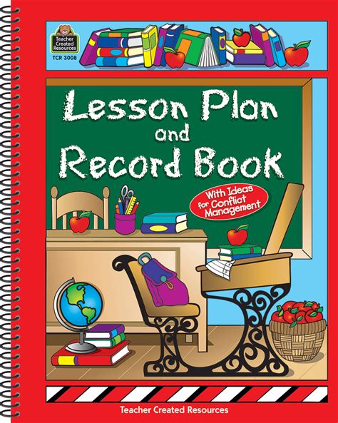 Lesson Plan And Record Book Tcr3008 Teacher Created Resources