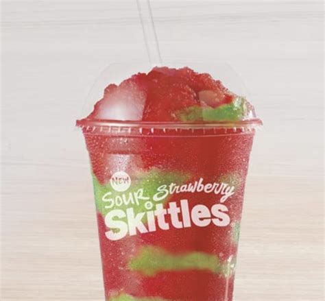 Taco Bell Sour Strawberry Skittles Freeze Popsugar Food