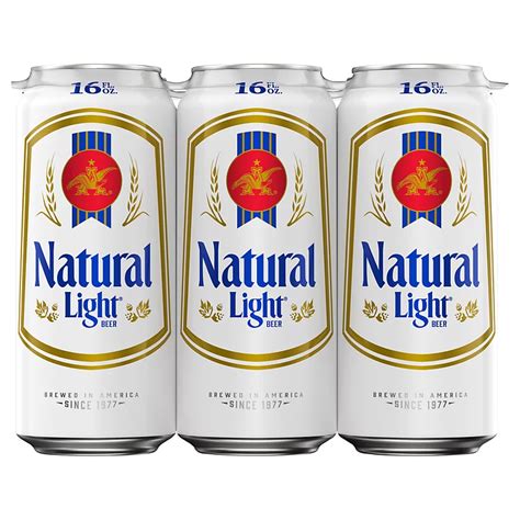 Natural Light Beer 16 Oz Cans Shop Beer And Wine At H E B
