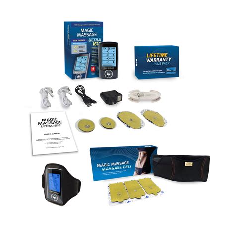 magic massage 1610 ultra workout bundle for muscle performance improvement and toning