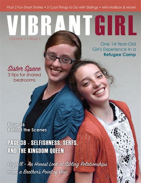 Vibrant Girl Christian Magazine For Girls Ages 12 15 Sibling Issue