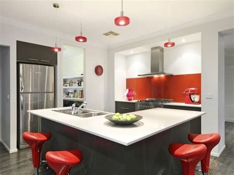 L shaped kitchen designs for small back to: L-shaped breakfast bar | For the Home | Pinterest