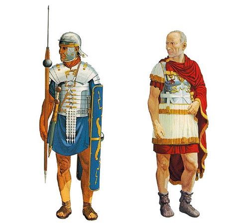 Legionary Of The Second Half Of The 1st Century Ad And Provincial Legate