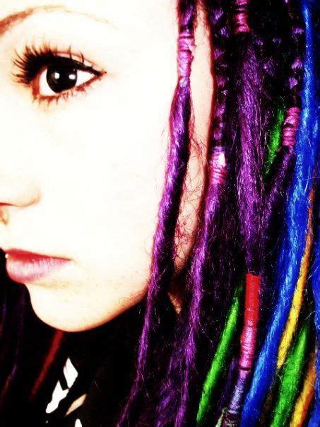 Rainbow Dreads Hair Inspiration Pretty Hairstyles Dreads
