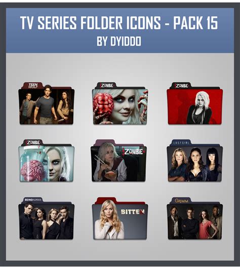 Tv Series Folder Icons Pack 15 By Dyiddo On Deviantart
