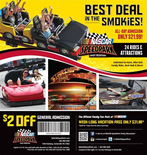 Originally, adventure raceway consisted of bumper boats, an. NASCAR Speedpark | Family attraction, Smoky mountains ...