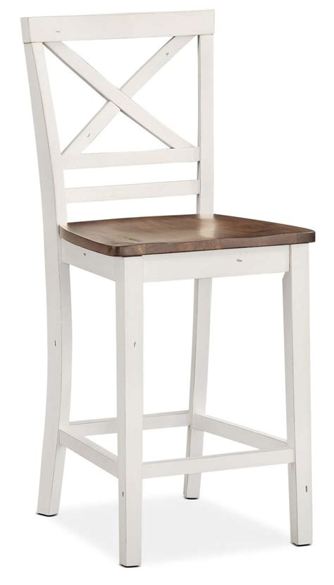 Enjoy free shipping on most stuff, even big stuff. Amelia Counter-Height Dining Chair - White | The Brick ...