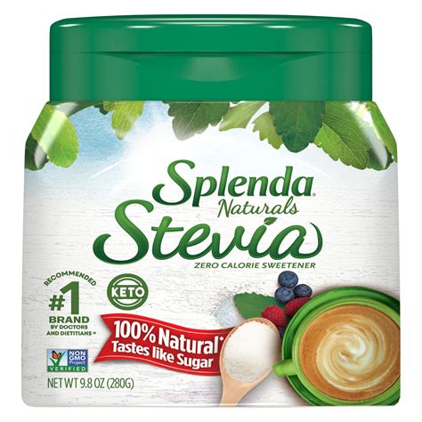 Splenda Stevia Sweetener Jar 100 Natural Zero Calorie Sweetener