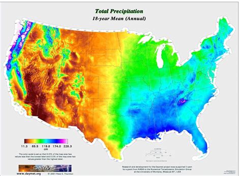 Us Precipitation Map Maps On The Web