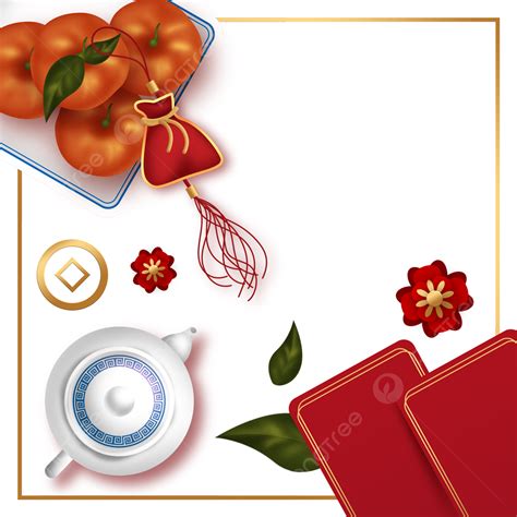 중국 새해 봄 일러스트 축제 빨간 봉투 테두리 음력 새해 중국의 설날 Png 일러스트 및 Psd 이미지 무료 다운로드 Pngtree