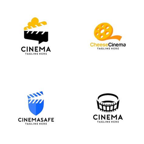 Cinema Logo Collection Premium Vector