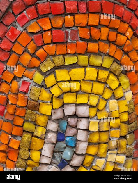 Stone Color Mosaic Stock Photo Alamy