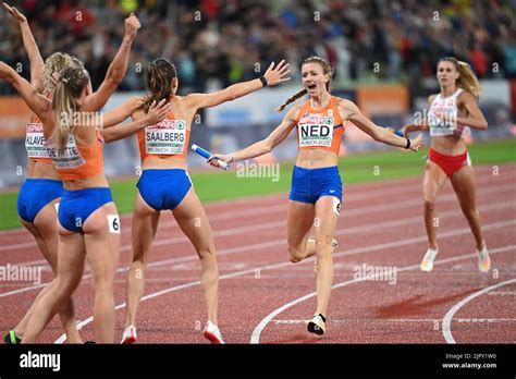 Netherlands 4x400 Relay Race Women Gold Medal European Championships