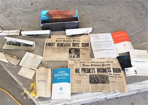 1954 Paso Robles Youth Facility Time Capsule Opened