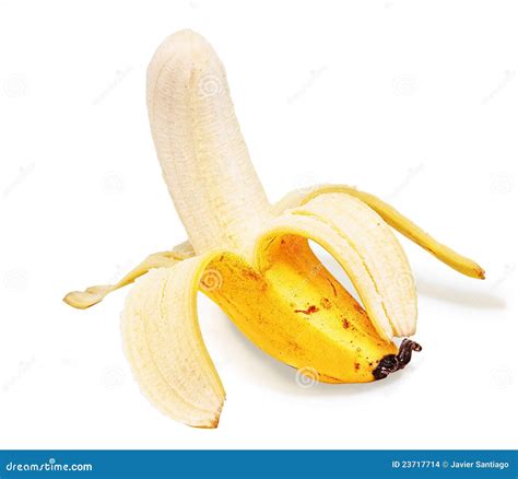 Partially Peeled Banana Stock Photo Image Of Fruit Banana 23717714