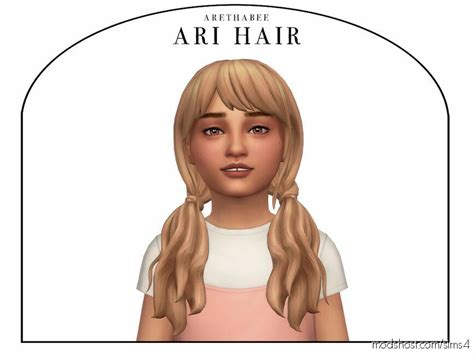 Ari Hair Children Sims 4 Mod Modshost