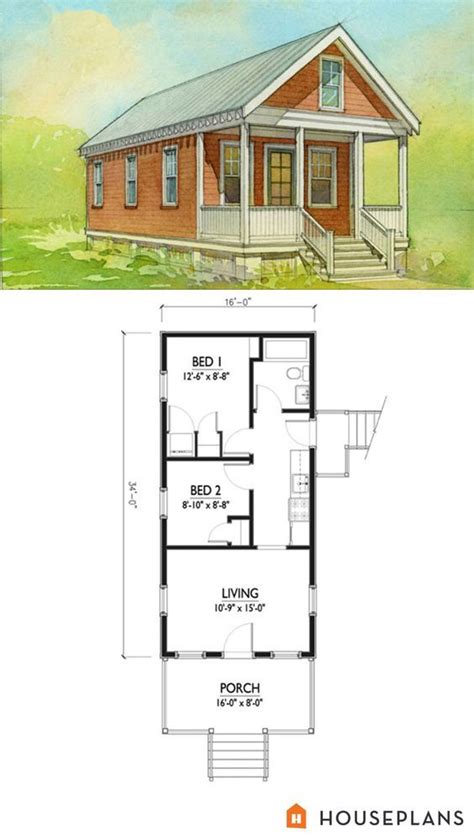 Tiny House And Blueprint Cottage House Plans Cottage Style House