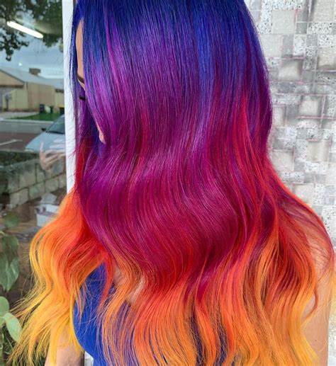 Vivids Color Melt Hair Color Inspiration Blue Purple