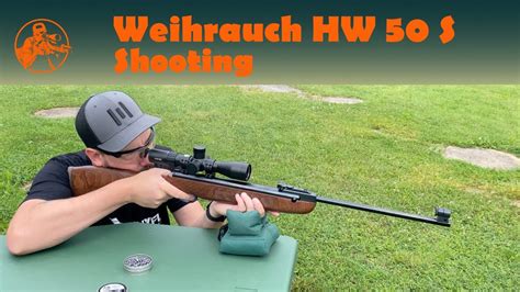 Weihrauch HW50 S At The Shooting Range YouTube
