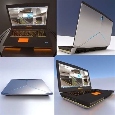 3d Model Alienware 18 Gaming Laptop Graphics Cgtrader