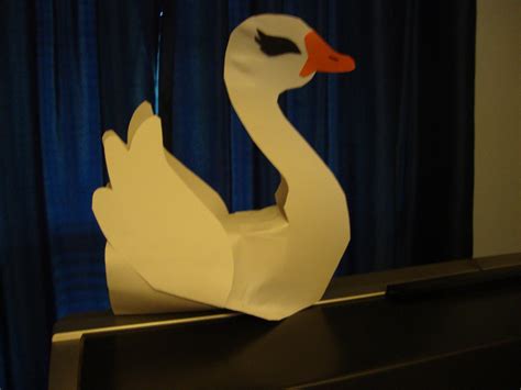 Swan Paper Craft 7 Steps With Pictures Instructables