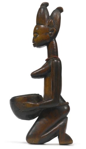Yoruba Kneeling Female Bowl Bearing Figure Nigeria Lot Sothebys