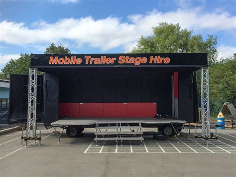 Mobile Stages Mobile Trailer Stage Hire