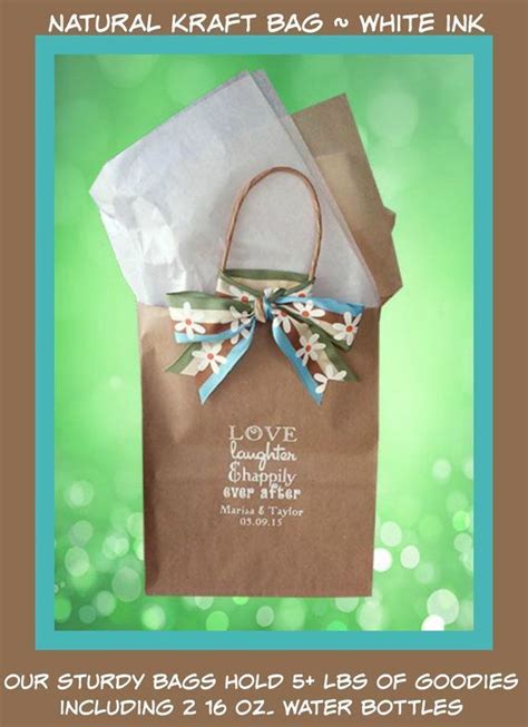 25 Wedding Welcome Bags Personalized Wedding Hotel Guest T Bag