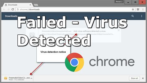 Google Chrome Failed Virus Detected Error Fix Youtube